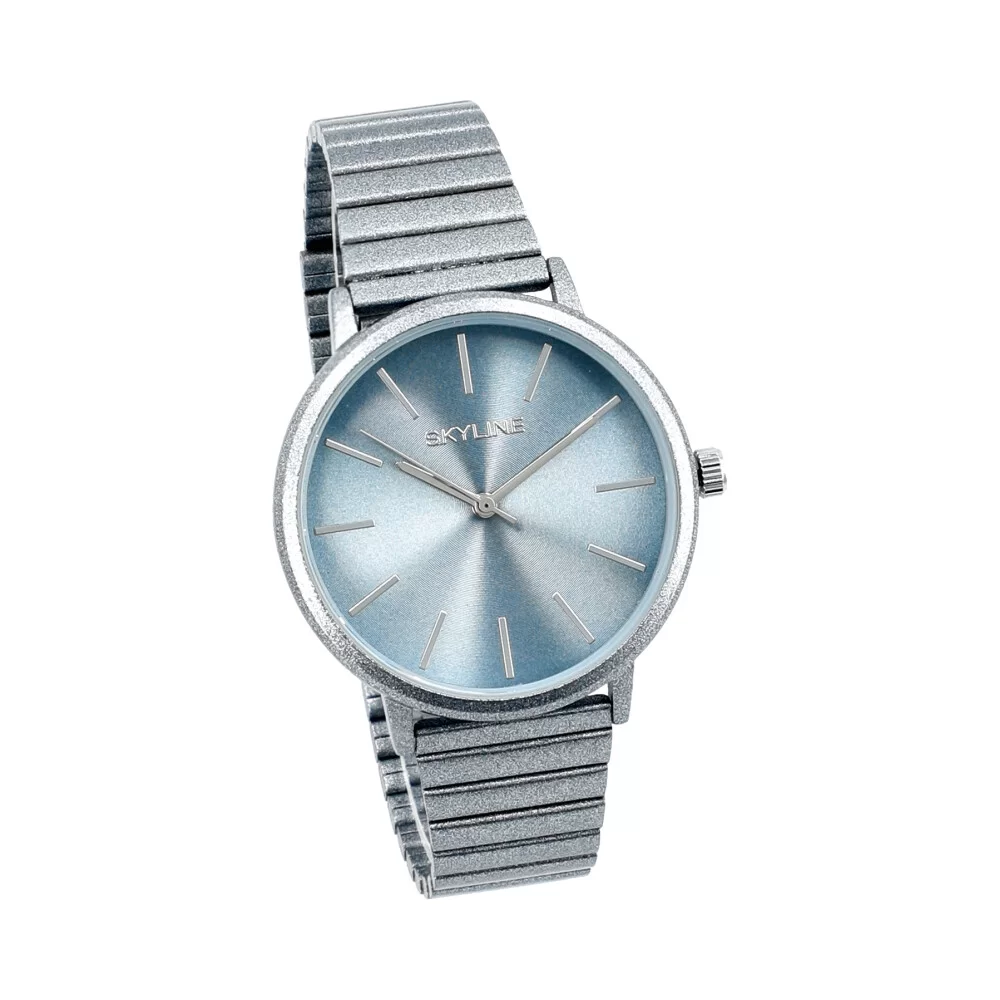 Relógio aço mulher MP013 6 - BLUE - ModaServerPro